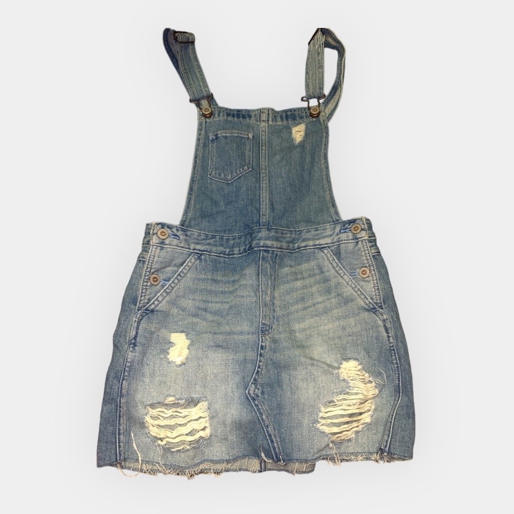 Hollister Overalls Skirt NWOT
